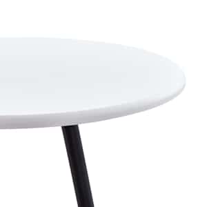Barový stůl bílý 60 x 107,5 cm MDF - obrázek 3