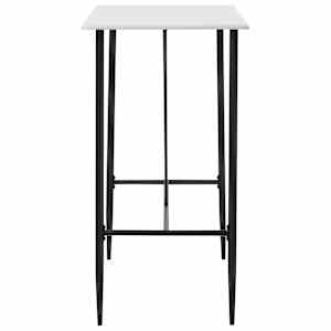 Barový stůl bílý 120 x 60 x 110 cm MDF - obrázek 3