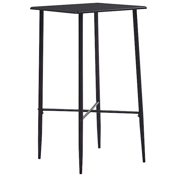 vidaXL baarilaud, must, 60 x 60 x 111 cm, MDF