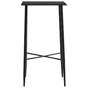 Barový stůl černý 60 x 60 x 111 cm MDF - obrázek 2