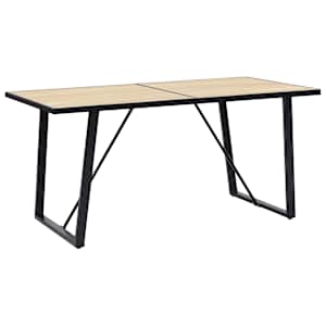 Jídelní stůl dubový 140 x 70 x 75 cm MDF