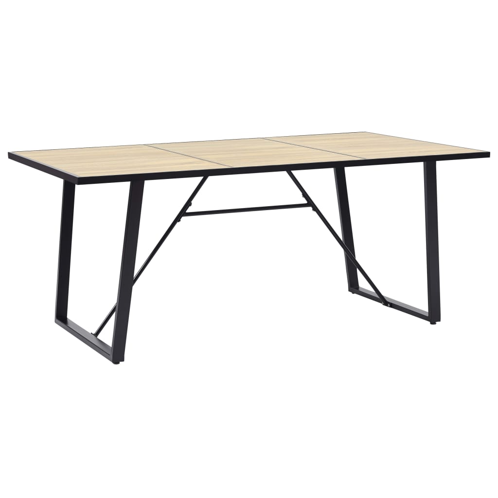 

vidaXL Dining Table Oak 70.9"x35.4"x29.5" MDF