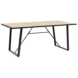 vidaXL s&ouml;&ouml;gilaud, tamm, 200 x 100 x 75 cm, MDF