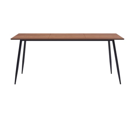 vidaXL barna MDF étkezőasztal 180 x 90 x 75 cm