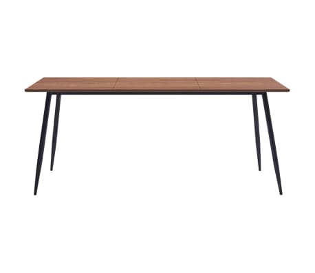vidaXL Esstisch Braun 200x100x75 cm MDF