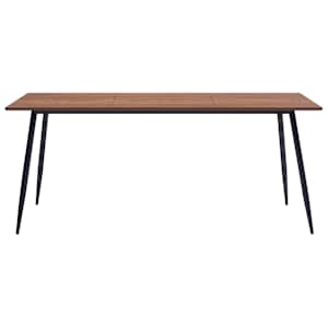 vidaXL Esstisch Braun 200x100x75 cm MDF
