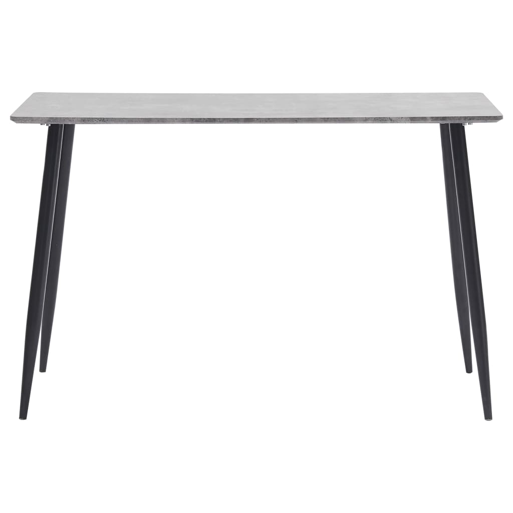 vidaXL Dining Table Grey 120x60x75 cm MDF