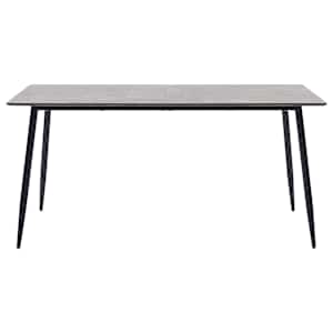 vidaXL Spisebord grå 140x70x75 cm MDF