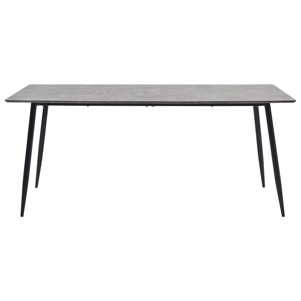 

vidaXL Eettafel 180x90x75 cm MDF grijs