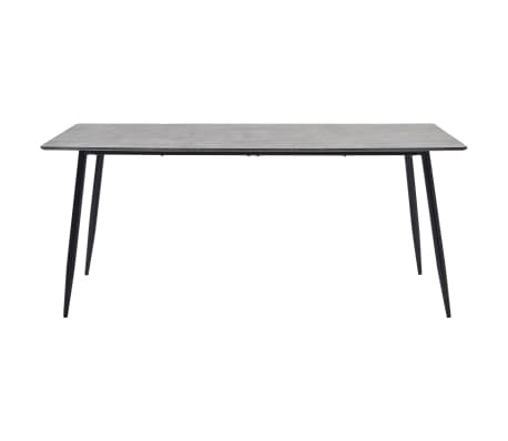 vidaXL Jedálenský stôl, sivý 180x90x75 cm, MDF