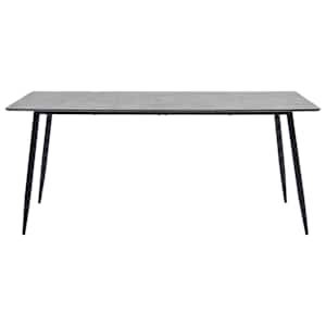 vidaXL Spisebord gr&aring; 180x90x75 cm MDF