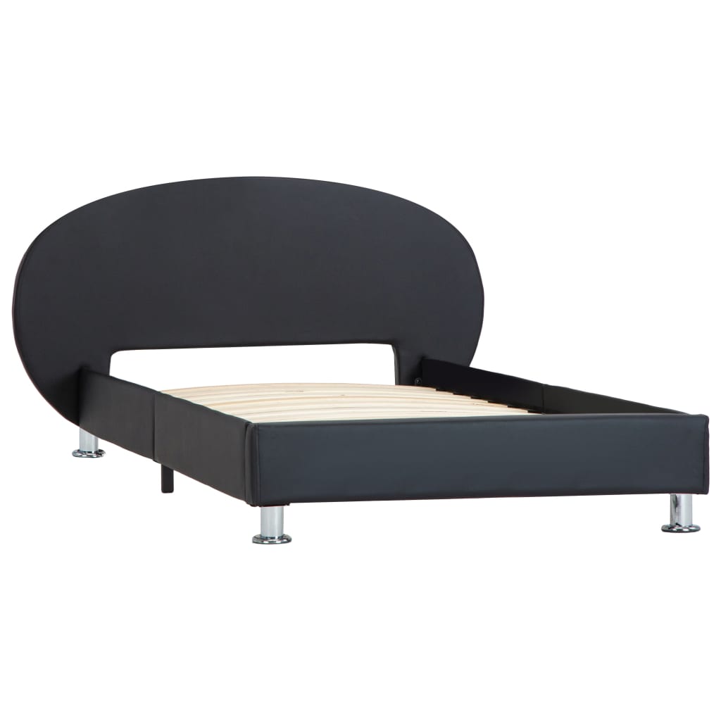 

vidaXL Bedframe kunstleer zwart 100x200 cm