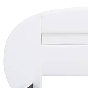 Rám postele s LED světlem bílý umělá kůže 100 x 200 cm - obrázek 6