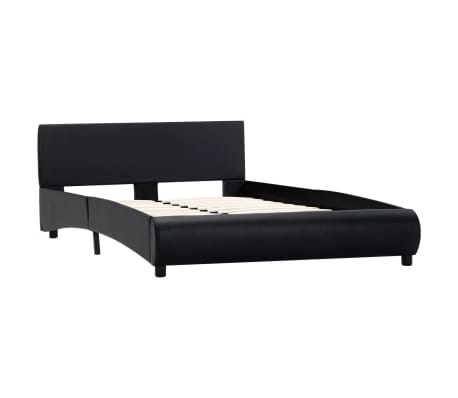 vidaXL Okvir za krevet od umjetne kože crni 120 x 200 cm