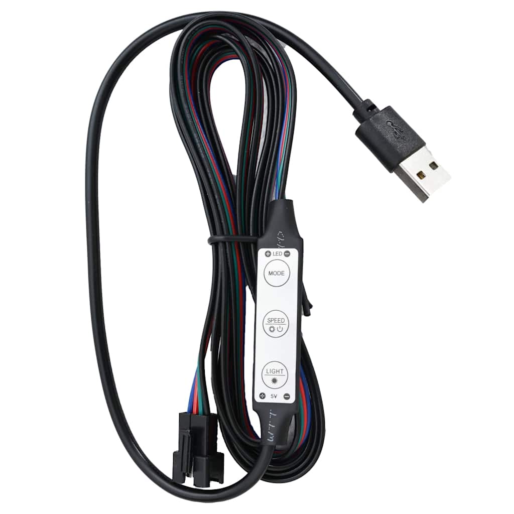 Giroletto Con LED Nero In Similpelle 90x200 Cm VidaXL 17 width=274