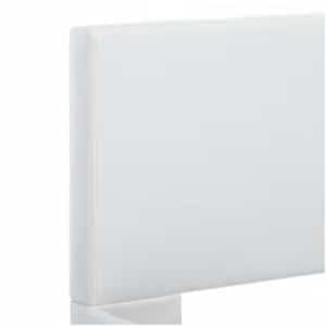 Rám postele s LED světlem bílý umělá kůže 120 x 200 cm - obrázek 6