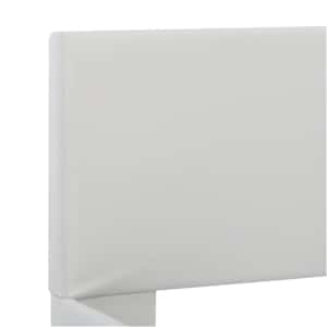 Rám postele s LED světlem bílý umělá kůže 160 x 200 cm - obrázek 6