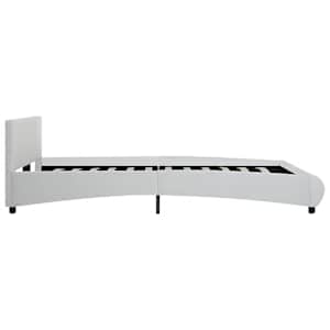 Rám postele s LED světlem bílý umělá kůže 180 x 200 cm - obrázek 5