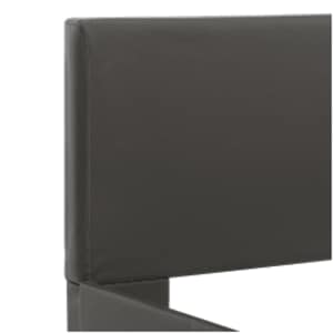 Rám postele s LED světlem šedý umělá kůže 90 x 200 cm - obrázek 6