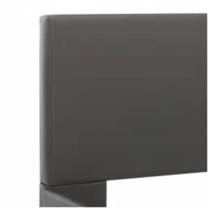 Rám postele s LED světlem šedý umělá kůže 140 x 200 cm - obrázek 6