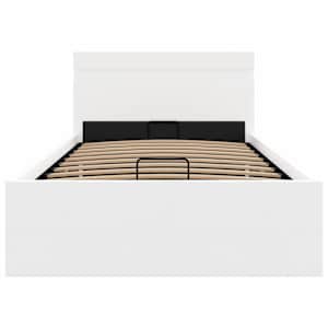 Rám postele LED s úložným prostorem bílý umělá kůže 100x200 cm - obrázek 6