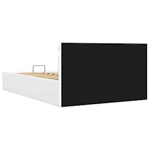 Rám postele LED s úložným prostorem bílý umělá kůže 140x200 cm - obrázek 8