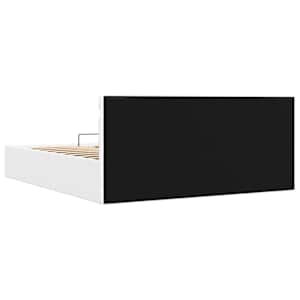 Rám postele LED s úložným prostorem bílý umělá kůže 180x200 cm - obrázek 8