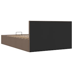 Zvedací rám postele s úložným prostorem taupe textil 140x200 cm - obrázek 7