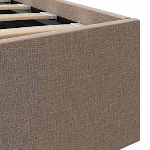 Zvedací rám postele s úložným prostorem taupe textil 140x200 cm - obrázek 9