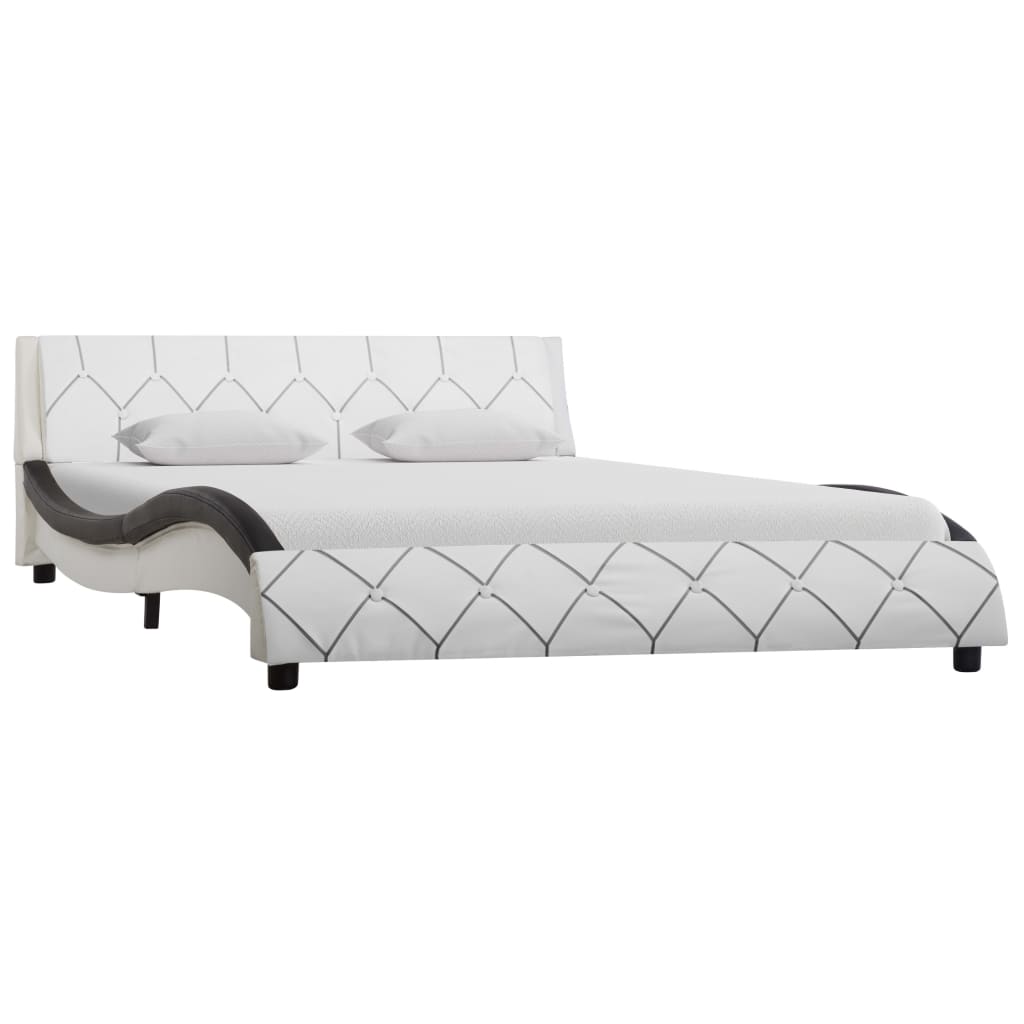 Cama 90 x 190cm modelo CABANA blanca/gris - Conforama