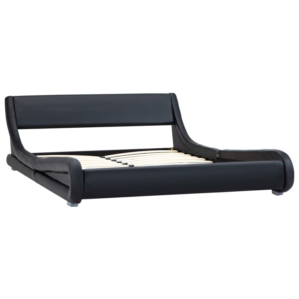 

vidaXL Bedframe kunstleer zwart 120x200 cm