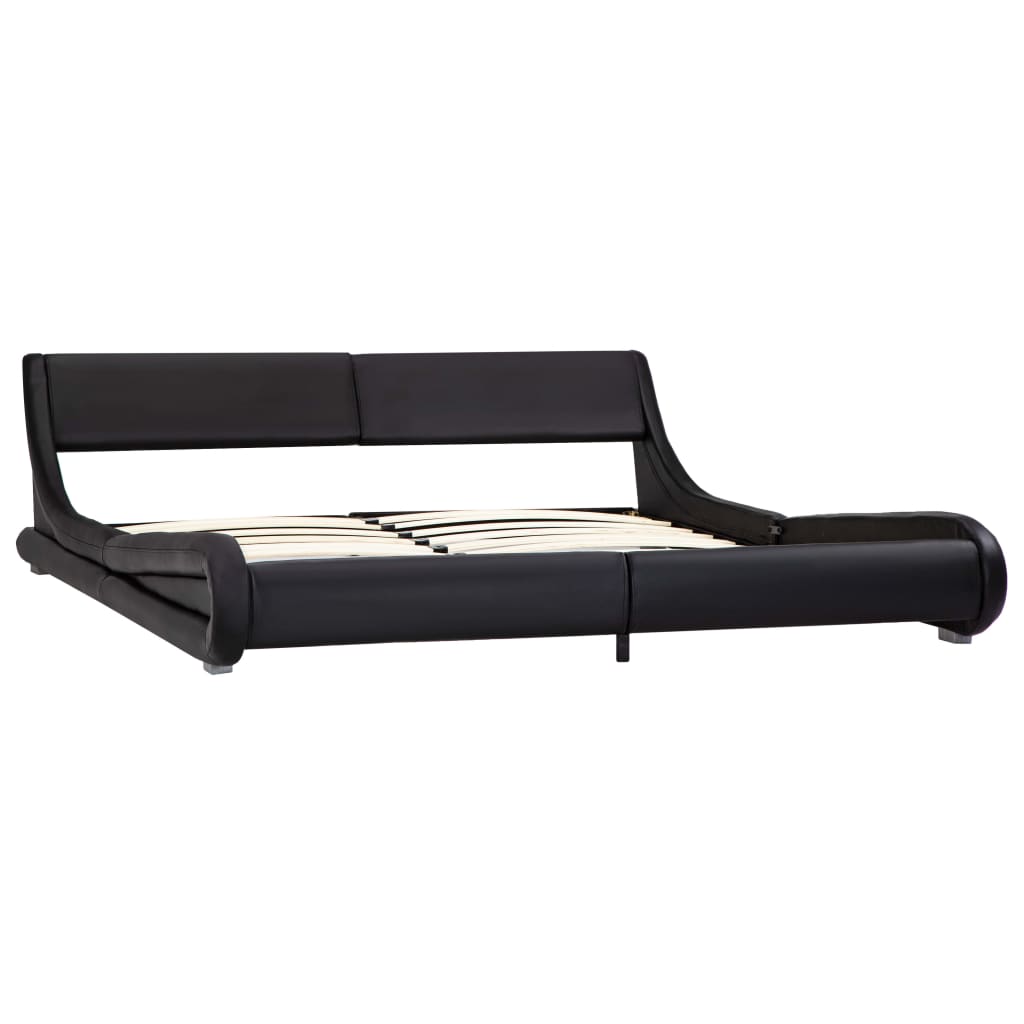 

vidaXL Bedframe kunstleer zwart 180x200 cm
