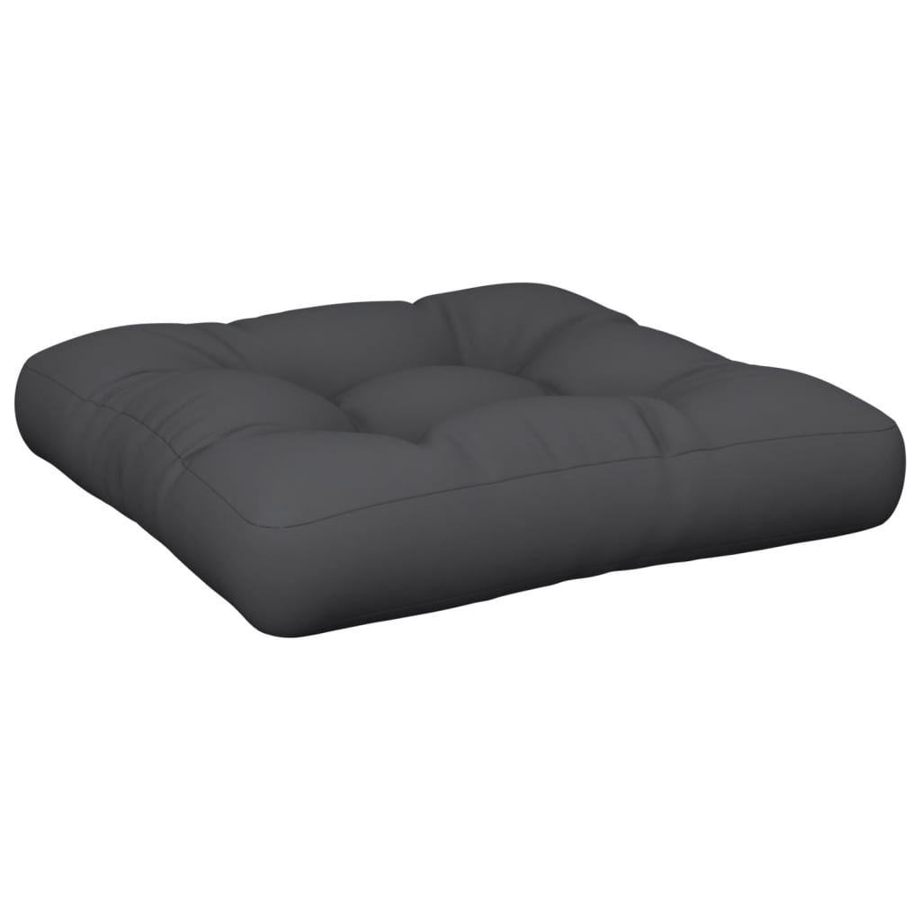 vidaXL Pernă de canapea din paleți, negru, 60 x 61 x 10 cm