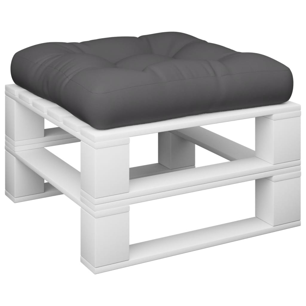 

vidaXL Vloerpalletkussen 60x61x10 cm antraciet