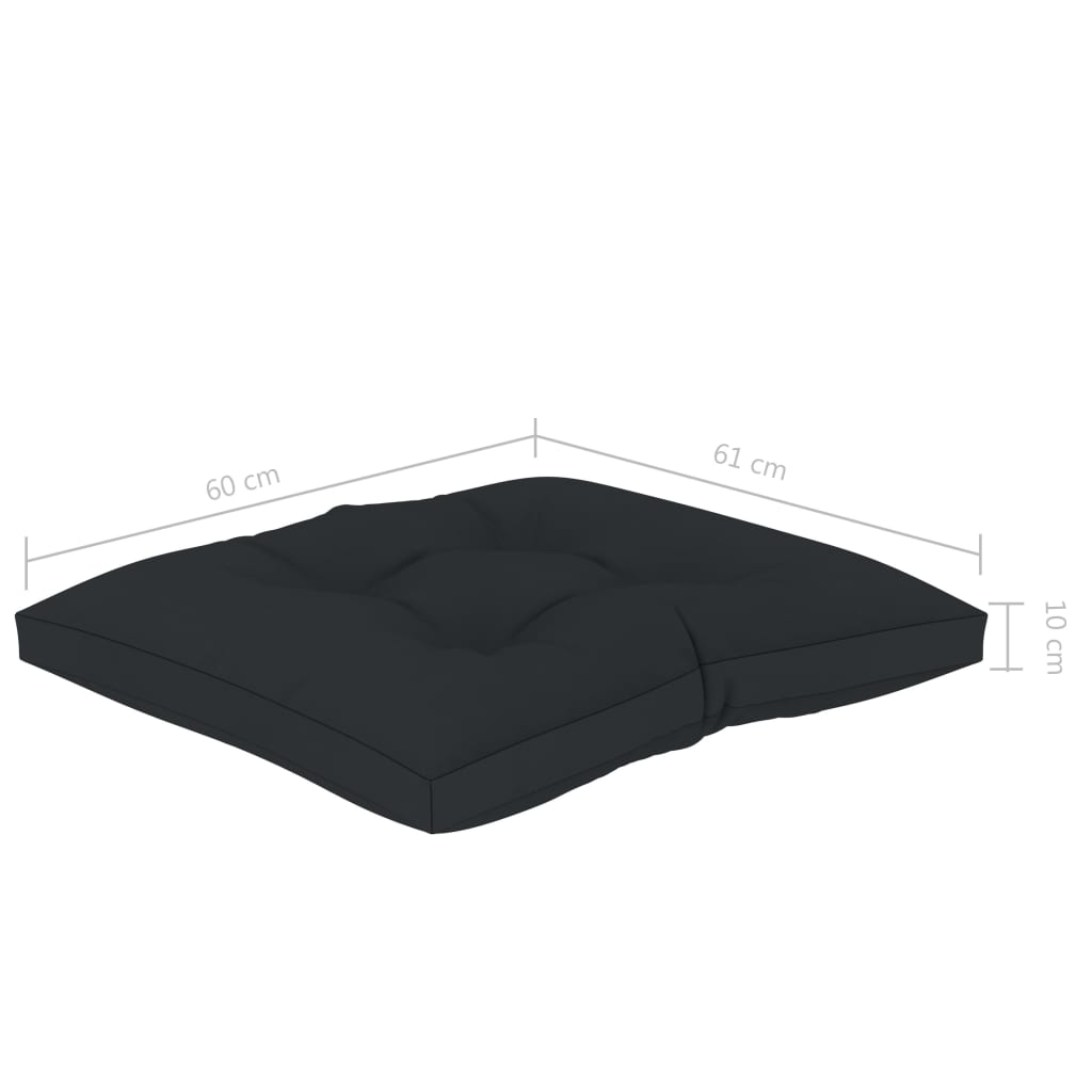 Perne de canapea din paleți, 2 buc., antracit, material textil