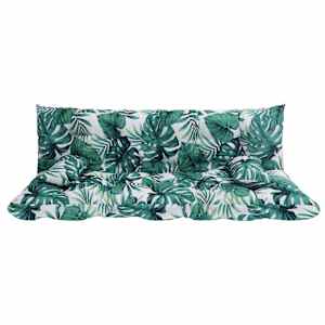 vidaXL Pagalvėlių rinkinys supamai kėdei, 4d., žalios spalvos, audinys