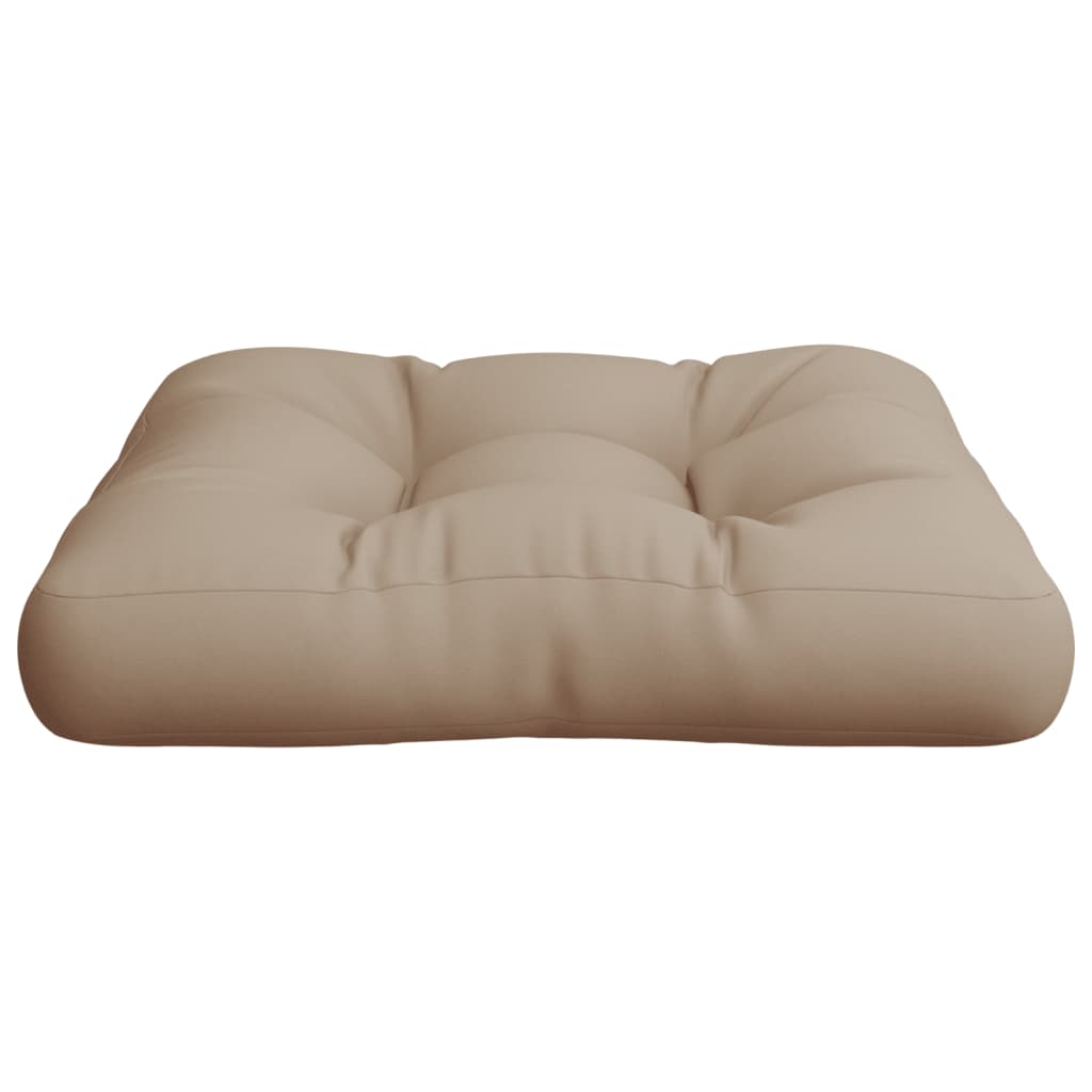 vidaXL Garden Seat Cushion Taupe 19.7"x19.7"x3.9" Fabric