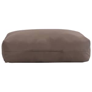 vidaXL Apmušta nugaros pagalvėlė, taupe spalvos, 60x40x20cm, audinys