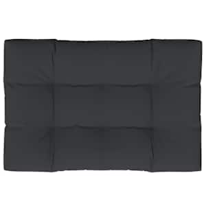 Poduška na palety černá 120 x 80 x 12 cm textil - obrázek 2