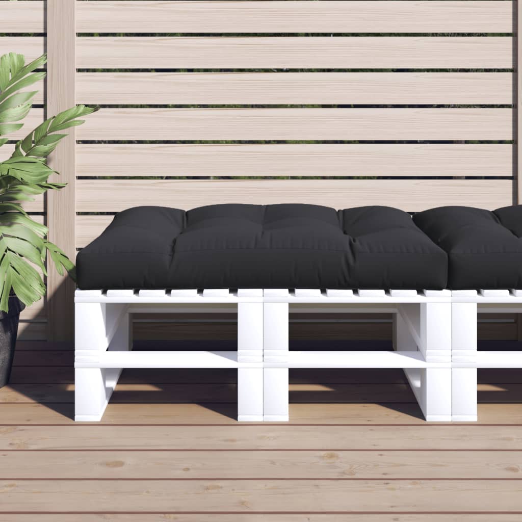 vidaXL Pernă de scaun de grădină, negru, 120x80x10 cm, material textil imagine vidaxl.ro