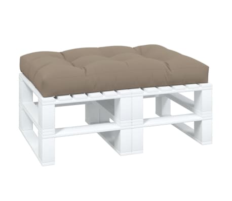 vidaXL Pallet Cushion Taupe 120x80x12 cm Fabric