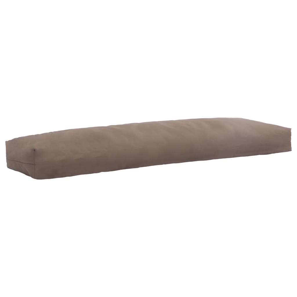 vidaXL Pernă spătar scaun de grădină, gri taupe, 120x40x10 cm, textil