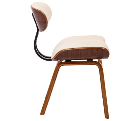 vidaXL Esszimmerstühle 6 Stk. Creme Bugholz und Kunstleder vidaXL Esszimmerstühle 6 Stk. Kunstleder und Bugholz