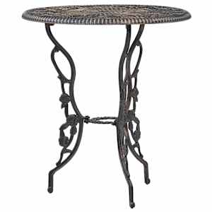 3dílný bistro set litý hliník - obrázek 3