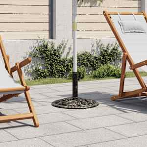 Stojalo za senčnik bronasto 12 kg 48 cm lito železo