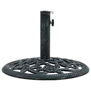 vidaXL p&auml;ikesevarju alus, roheline, 9 kg 40 cm, malm