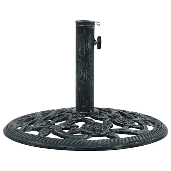 vidaXL p&auml;ikesevarju alus, roheline, 9 kg 40 cm, malm