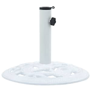 Stojan na slunečník bílý 9 kg 40 cm litina - obrázek 4