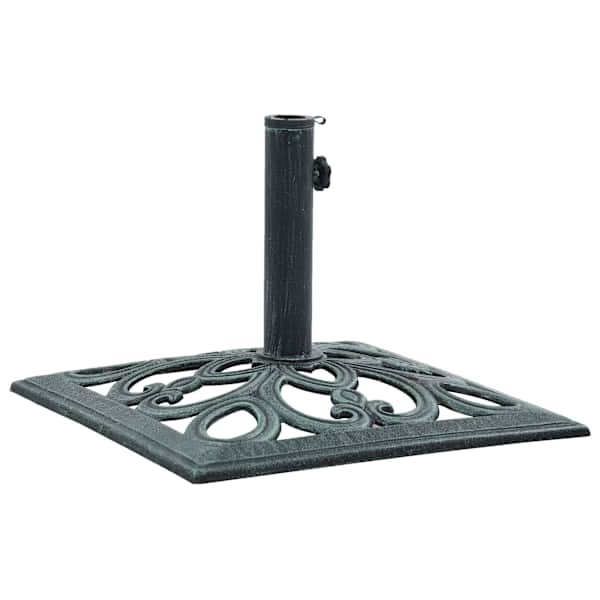 vidaXL p&auml;ikesevarju alus, roheline, 12 kg 49 cm, malm