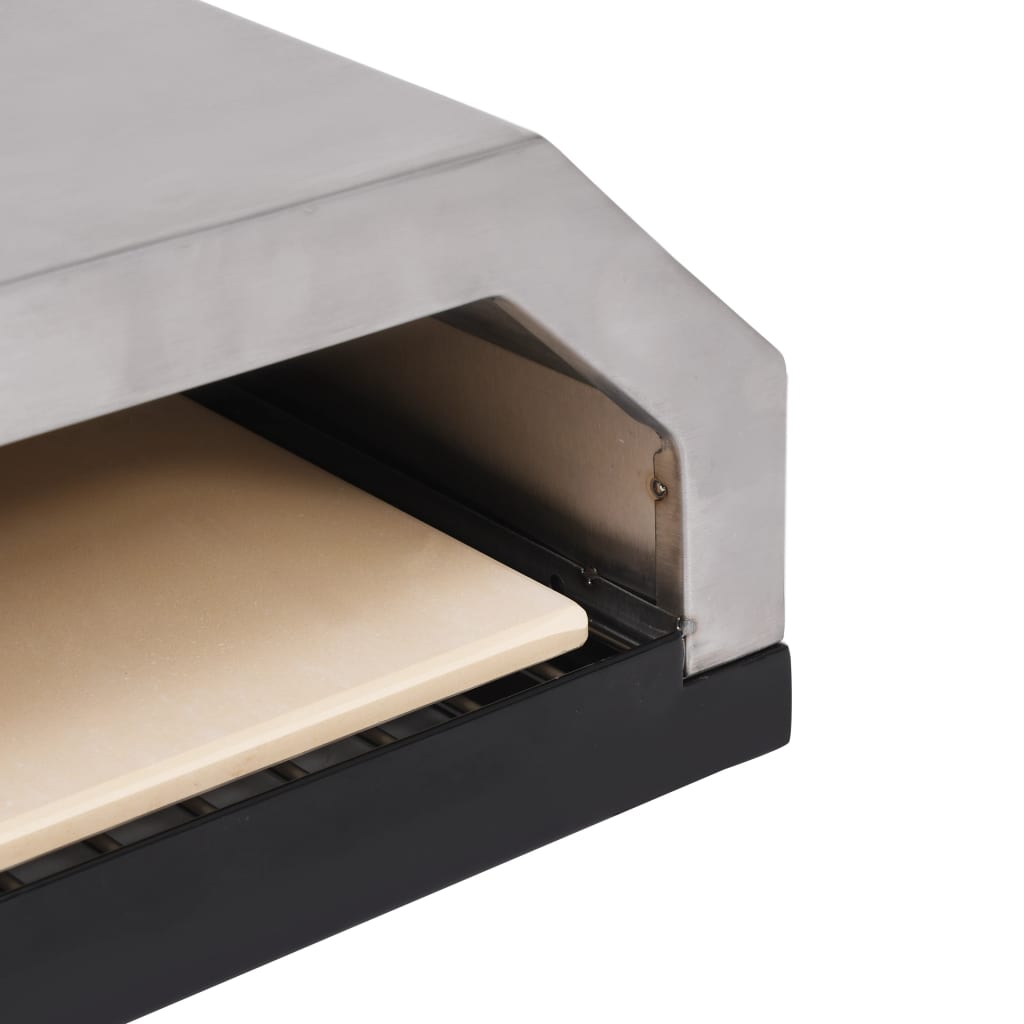 Four à Pizza Avec Pierre En Céramique Pour Barbecue Au Charbon VidaXL 20 width=274